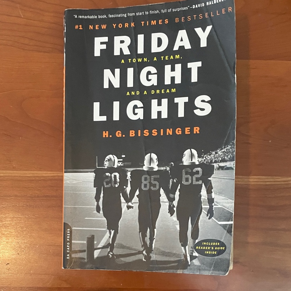 Friday Night Lights Book by H.G. Bissinger
